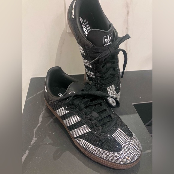 adidas Black and Silver Women's Sneakers - Picture 12 of 16